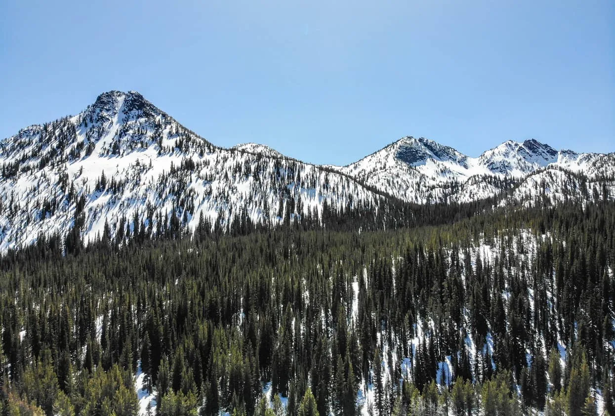 Blue Mountains in Eastern Oregon near Pendleton
